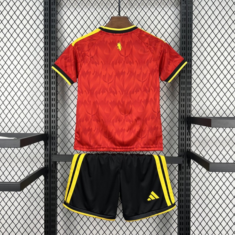 2026 Kids Belgium World Cup Home Kit