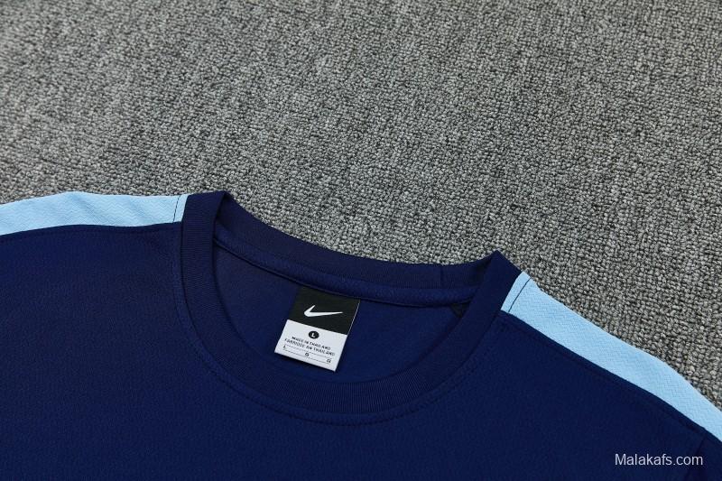 2026 England Navy Blue Short Sleeve + Soccer Shorts