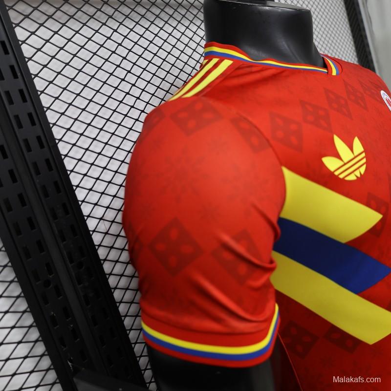 Player Version 2026 Colombia Special Edition  Away Red Jersey