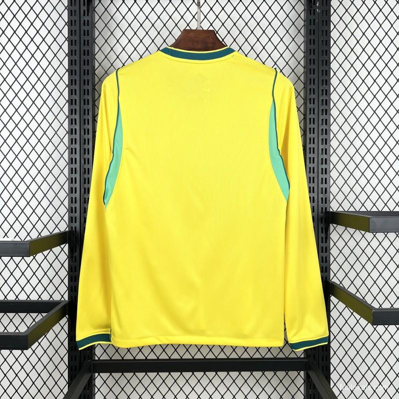 2026 Mens Brazil World Cup Home Long Sleeve Jersey