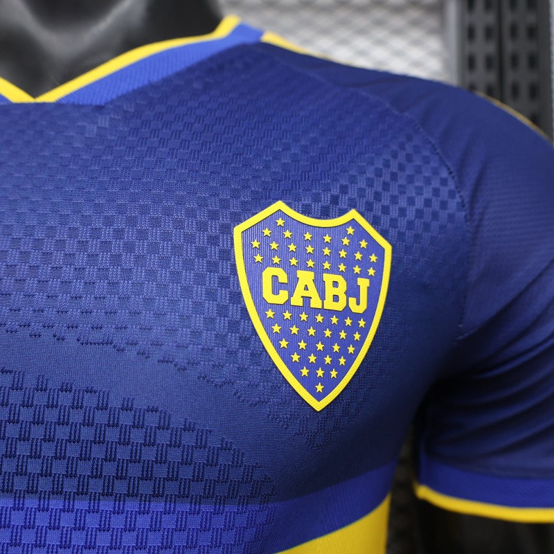 Player Version 26/27 Boca Juniors Home Blue and Yellow Horizontal Band Jersey