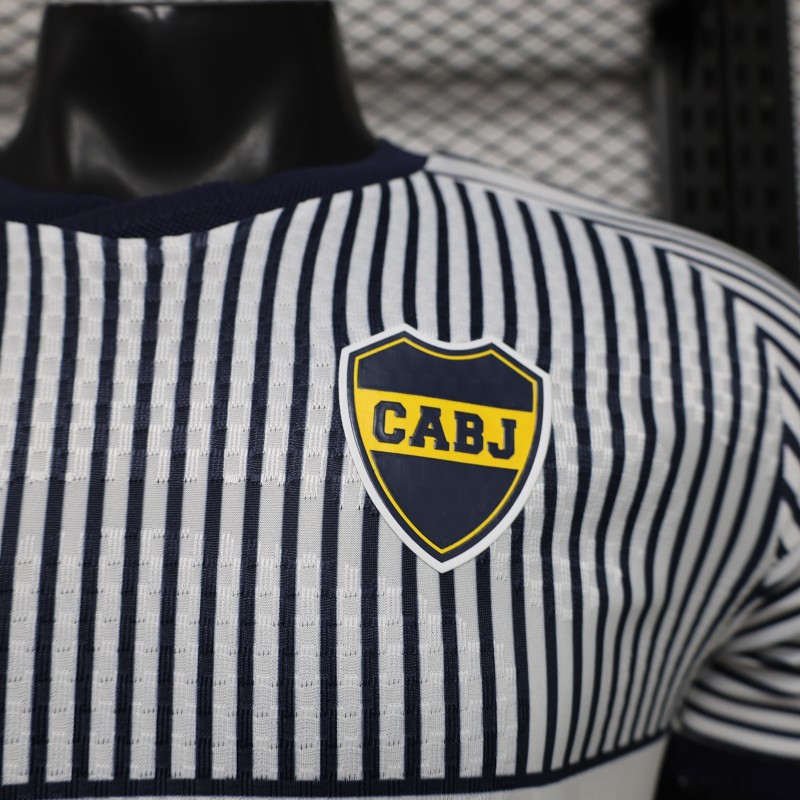 Player Version 26/27 Boca Juniors Away Stripes Jersey