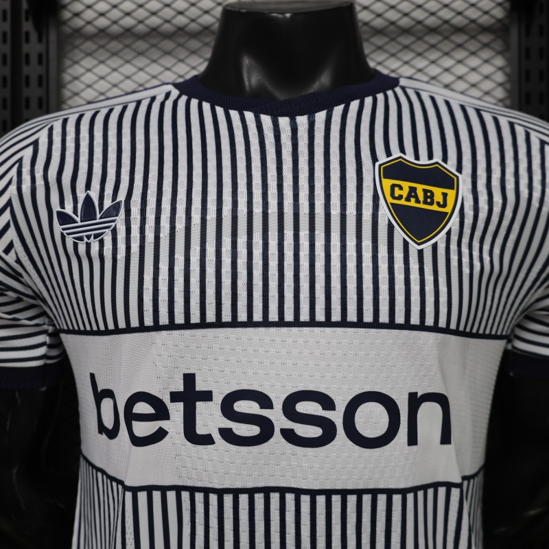 Player Version 26/27 Boca Juniors Away Stripes Jersey