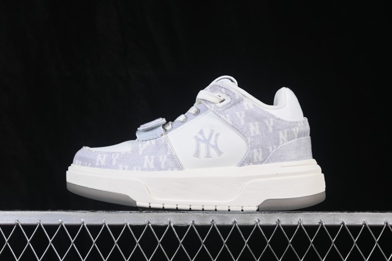 NY MLB Chunky Liner Pocket Monogram New York Yankees Thick Sole Casual Running Shoes - 3ASXMDM6N50GRS
