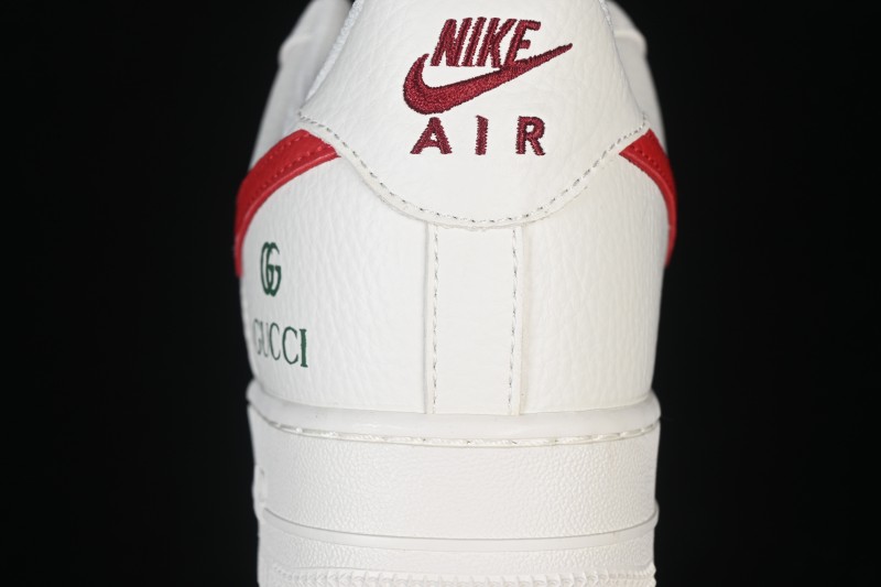 Nike Air Force 1 '07 Low Gucci Collaboration White/Red/Green Casual Sneakers - XY9025-015