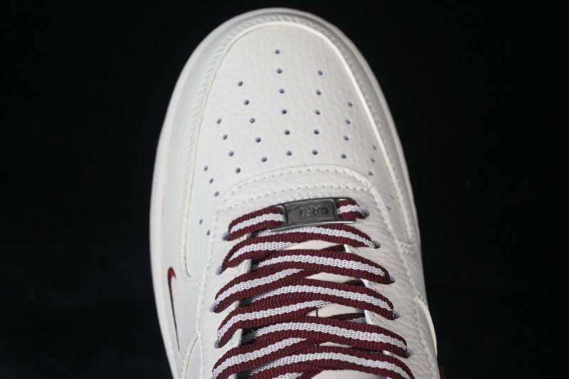 Nike Air Force 1 '07 Low Valentine's Day Edition White with Red Accents Low-Top Casual Skate Shoes - NH0601-539