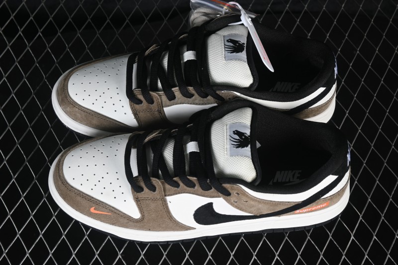 Nike SB Dunk Low Year of the Horse Limited Edition White Black Brown Low-Top Skateboarding Shoes - AJ6817-002