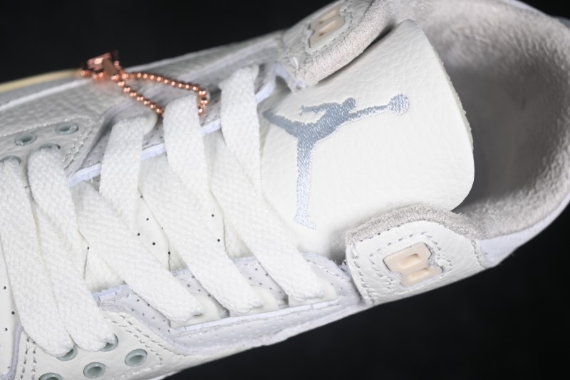 Nike Air Jordan 3 Retro Easter Running Shoes with Pastel Accents and Embroidered Cracks - IF4396-100
