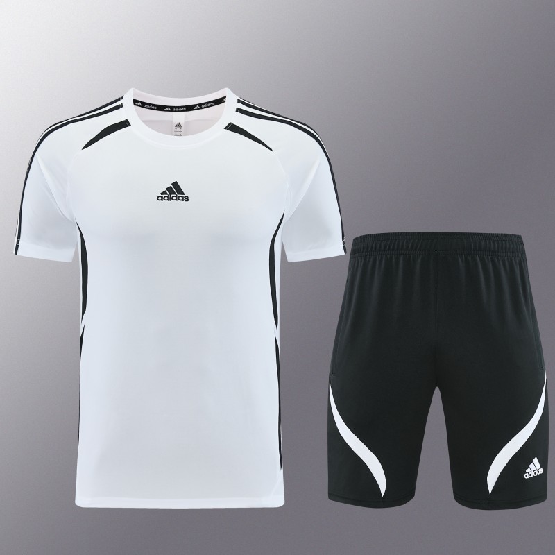 26/27 Adidas 16 White Short Sleeve+Soccer Shorts