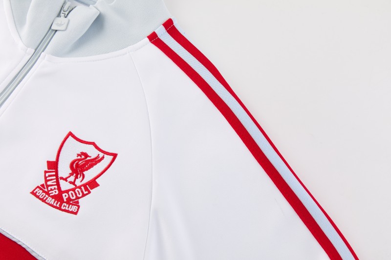 26/27 Liverpool  Grey Full Zipper Jacket Tracksuit + Long Pants