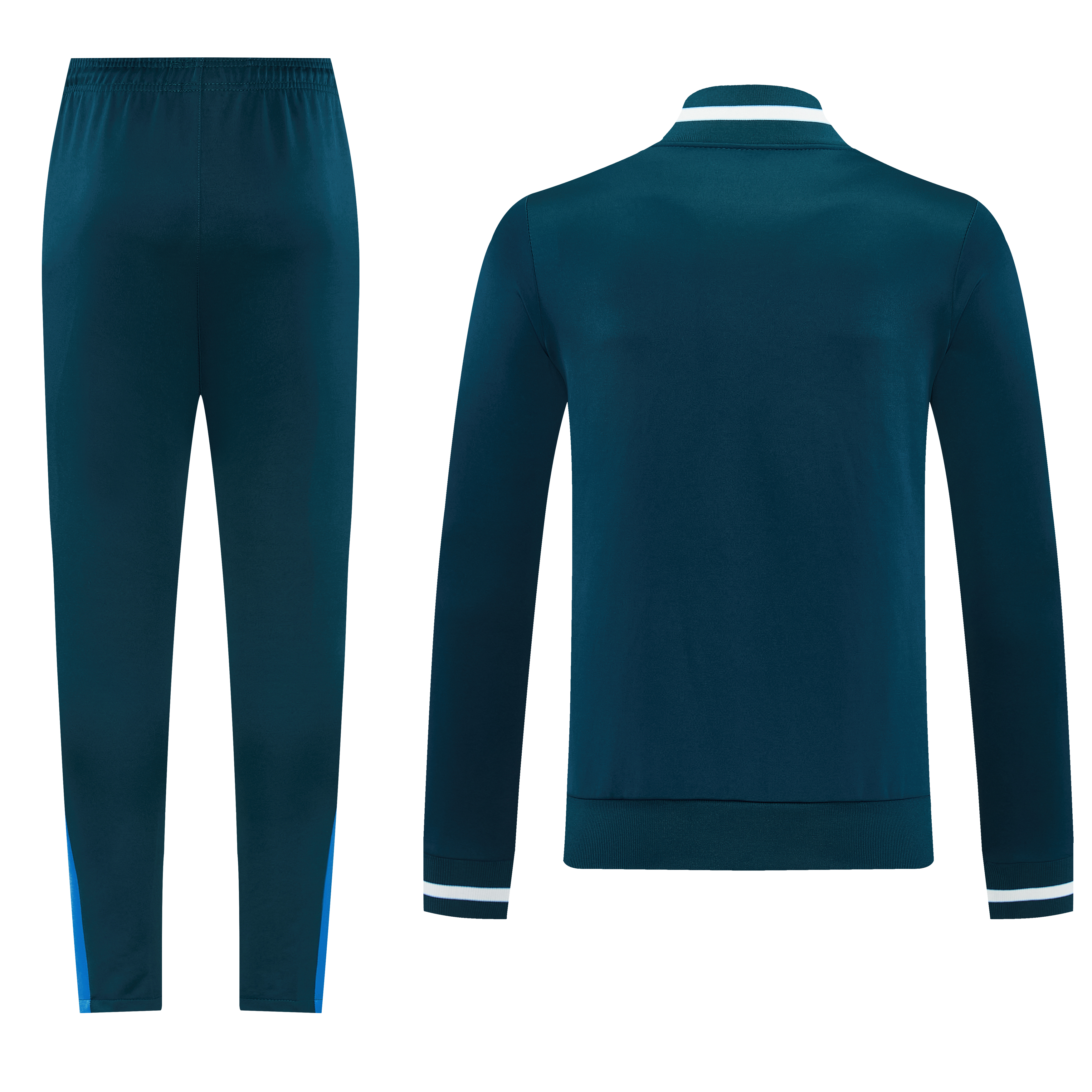 26/27 SSC Napoli Dark Green Full Zipper Jacket Tracksuit + Long Pants
