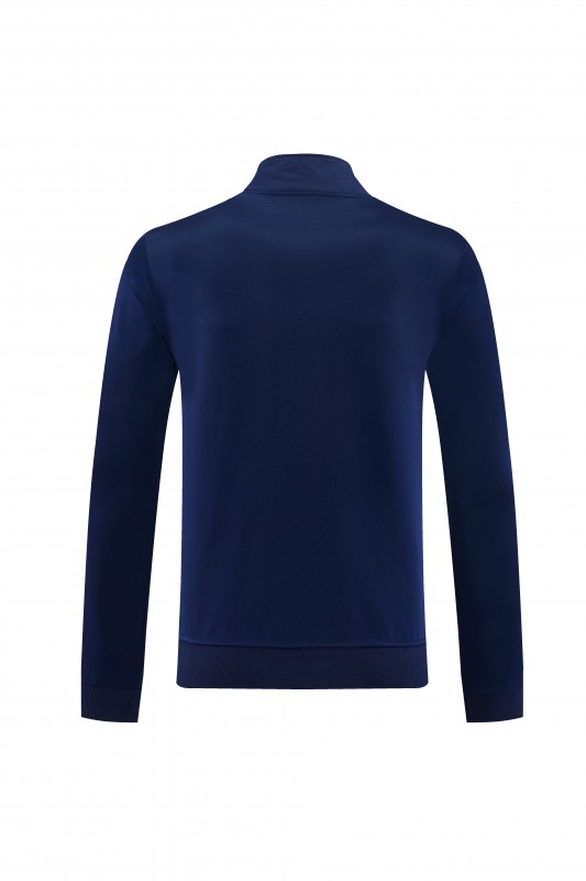26/27 Real Madrid Royal Blue Full Zipper Jacket Tracksuit + Long Pants