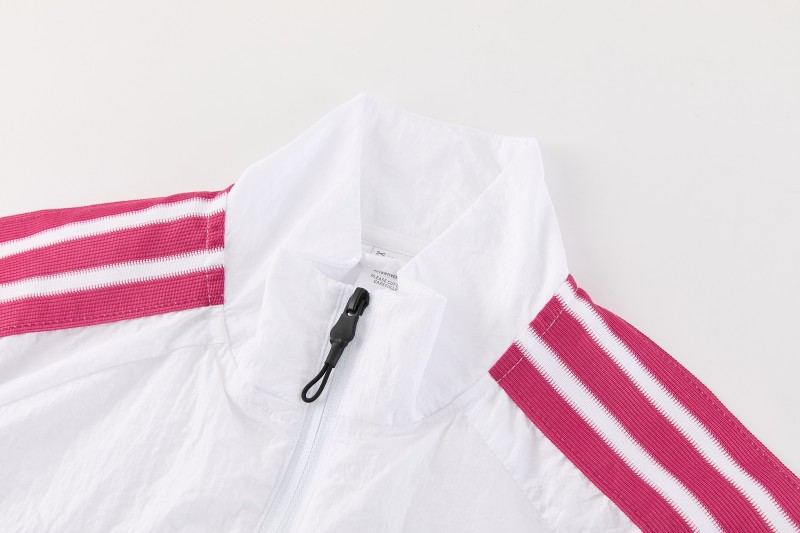 26/27 Real Madrid CF  White Full Zipper  Windbreaker Jacket