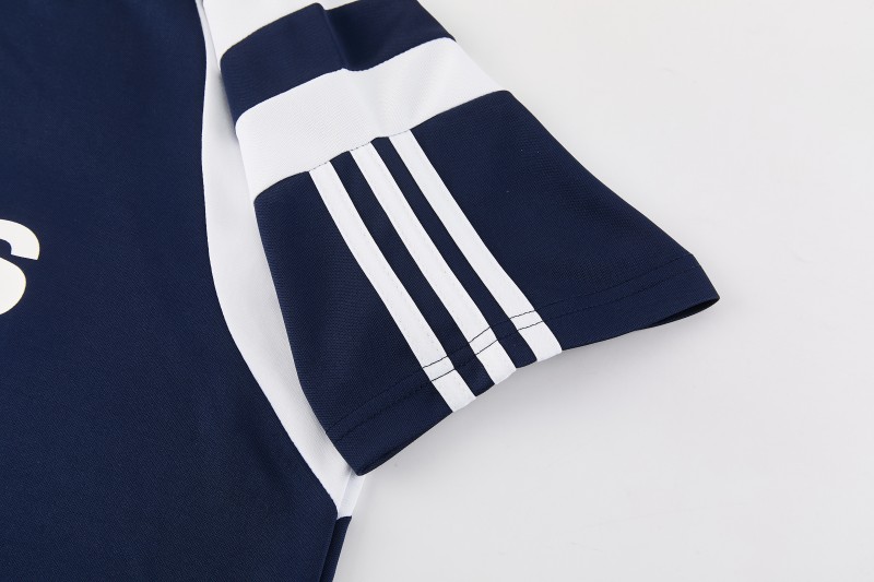 26/27 Adidas 17  Navy Blue Short Sleeve+Soccer Shorts
