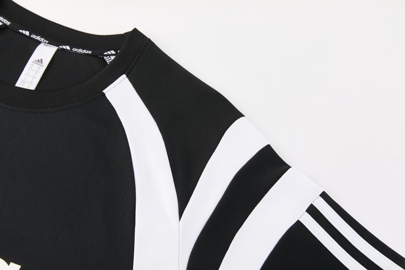 26/27 Adidas 17 Black Short Sleeve+Soccer Shorts