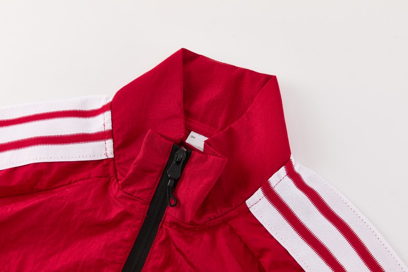 26/27 Manchester United FC Red Full Zipper Windbreaker Jacket