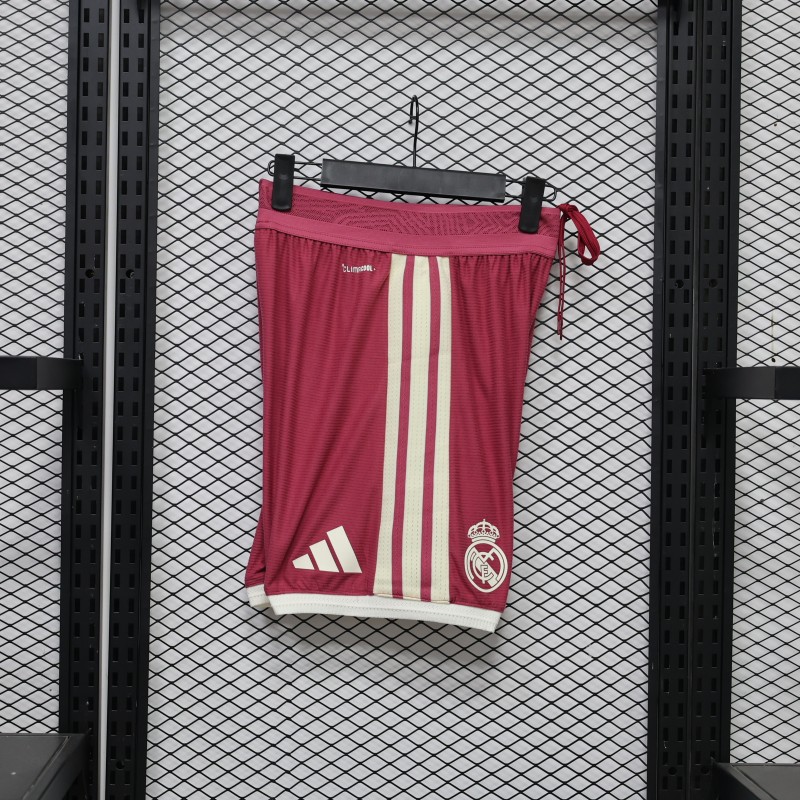 Player Version 26/27 Real Madrid CF Away Red Shorts