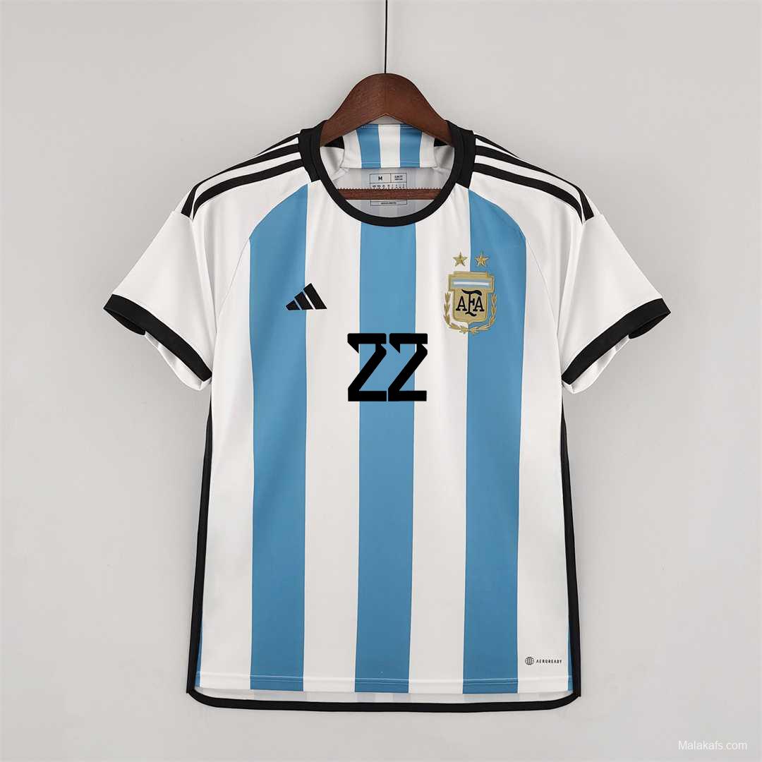 Argentina 22/23 home - 2 estrellas - Fans version