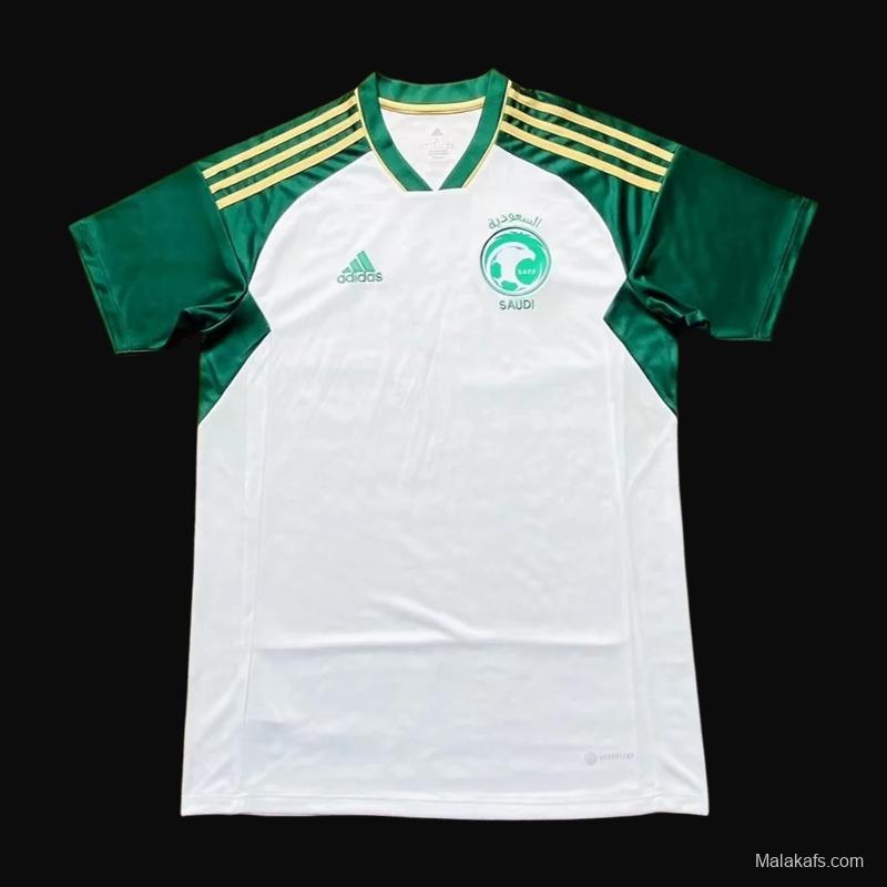 2023 Saudi Arabia Away White Jersey