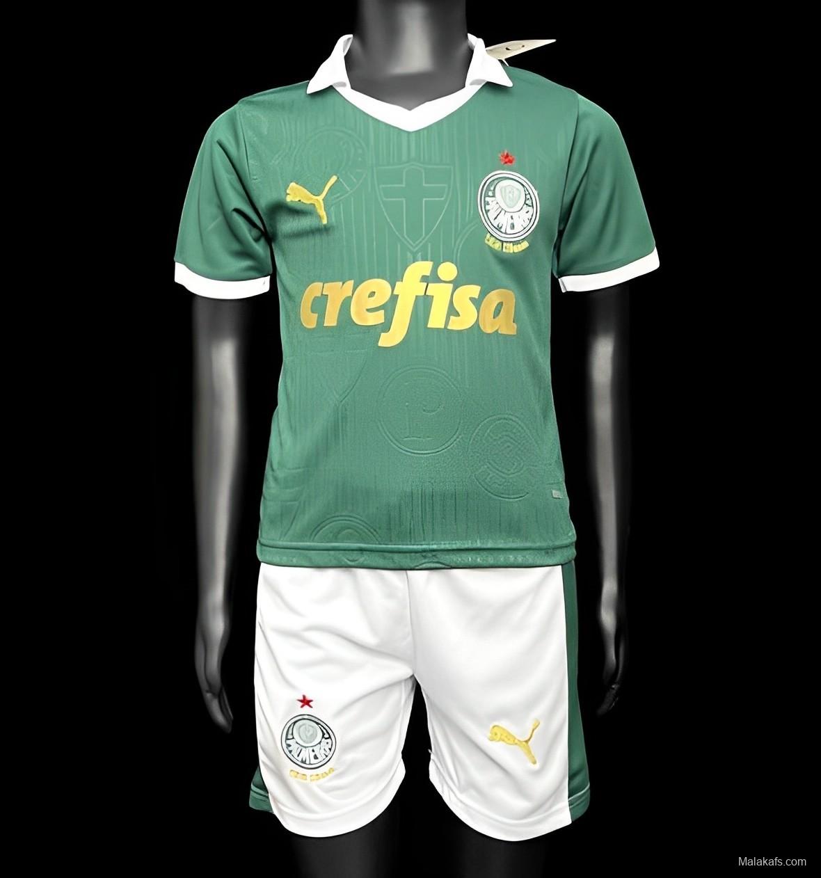 24/25 Kids Palmeiras Home Jersey