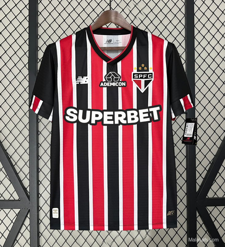 24/25 Sao Paulo Away Jersey + All Sponsors