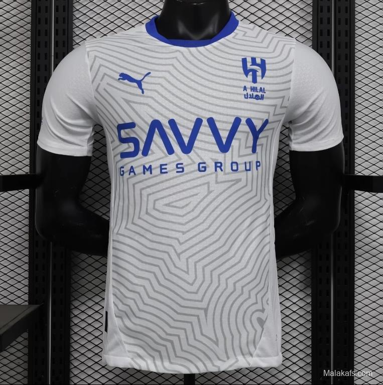 Player Version 24/25 Al-Hilal Away White Jersey