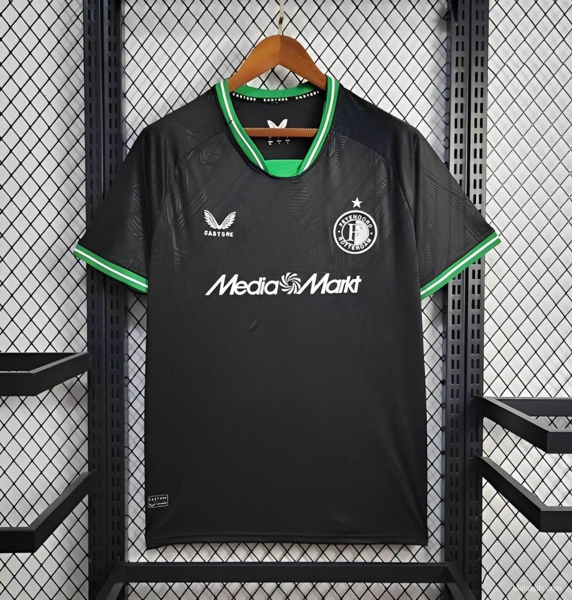 24/25 Feyenoord Rotterdam Away Black Jersey