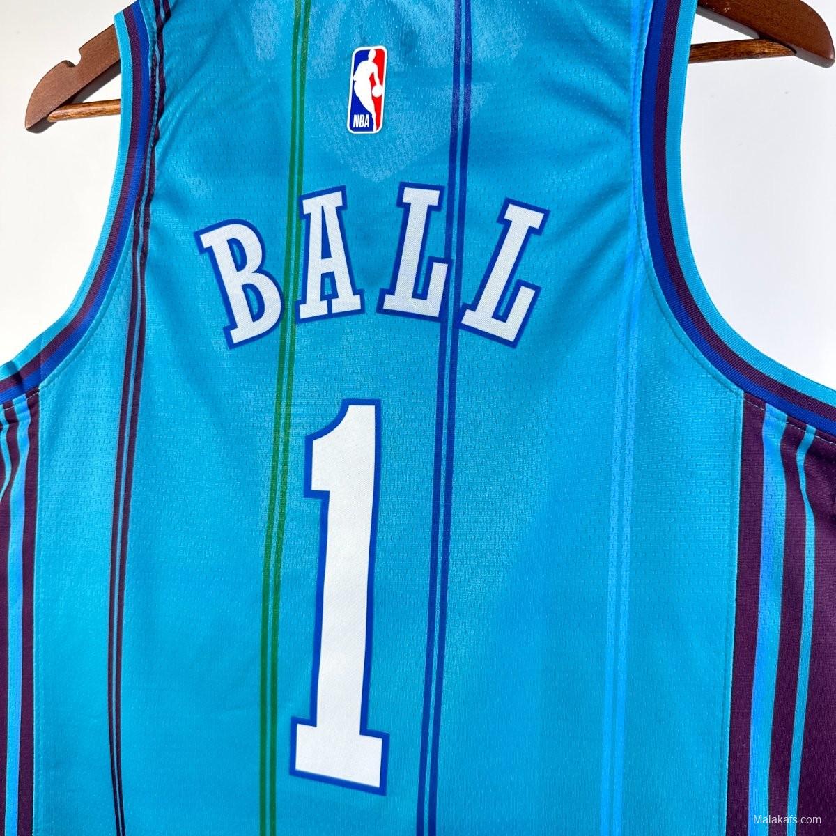 Charlotte Hornets LaMelo Ball #1 2023/24 Classic Edition Jersey