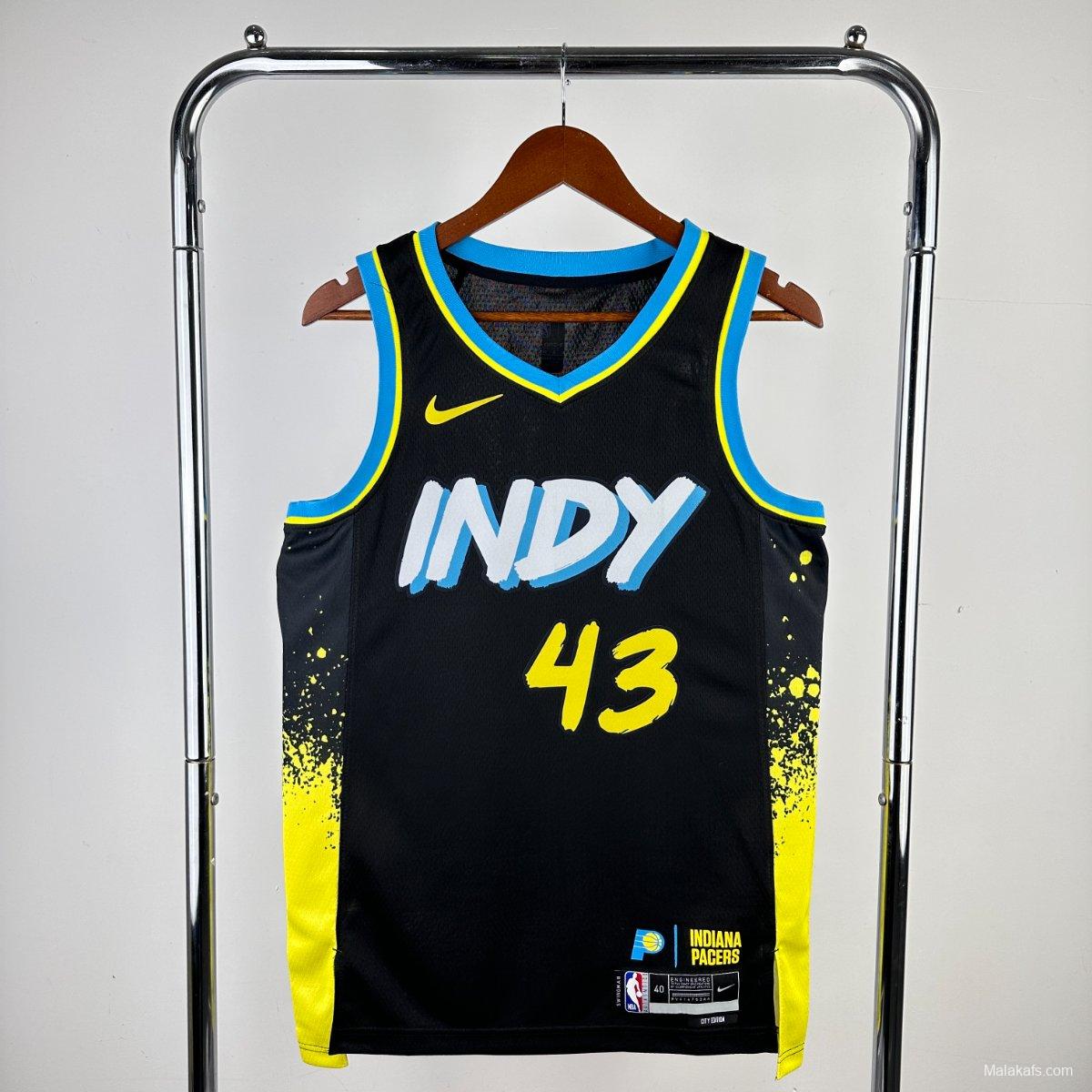 Indiana Pacers Siakam #43 2023/24 City Edition Jersey