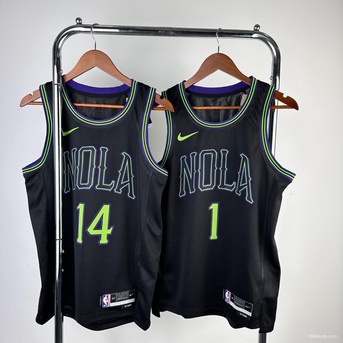 New Orleans Pelicans Ingram #14 2024/25 City Edition Jersey