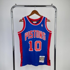 Detroit Pistons Dennis Rodman #10 Mitchell & Ness 1988/898 Hardwood Classics Jersey