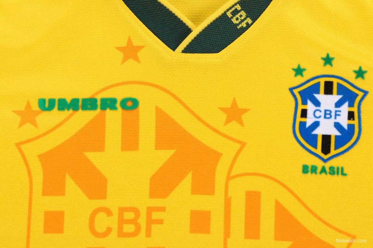 Retro Kids 1994 Brazil Home Jersey