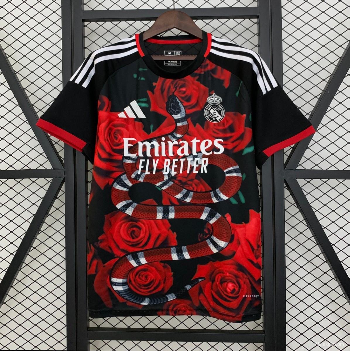 25/26 Real Madrid Special Red Rose Jersey