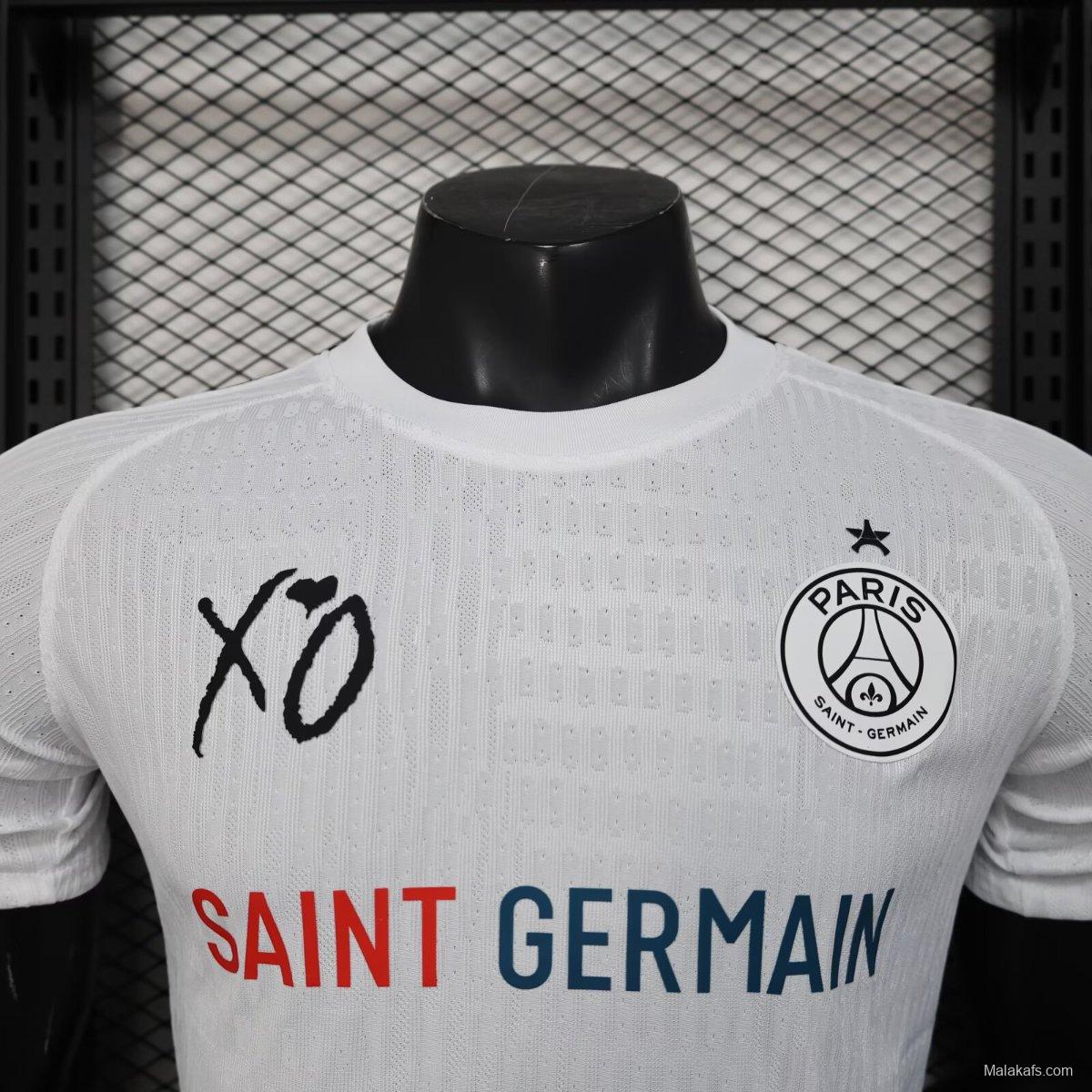 Player Version 25/26 PSG x XO WHITE Pre-Match Jersey
