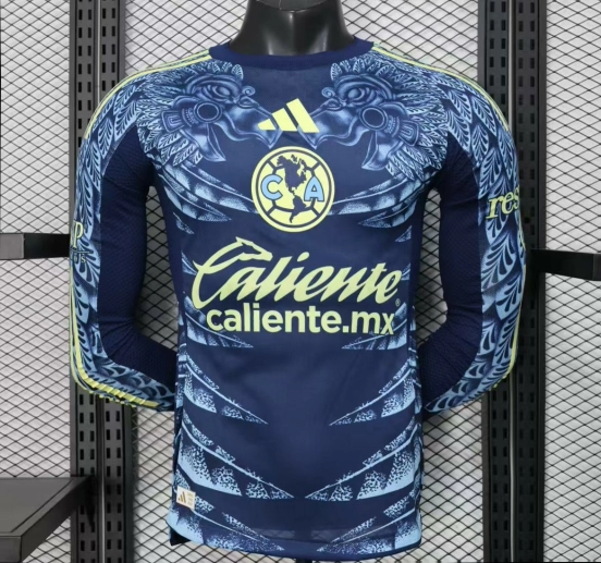 Player Version 25/26 Club America Away Long Sleeve Jersey