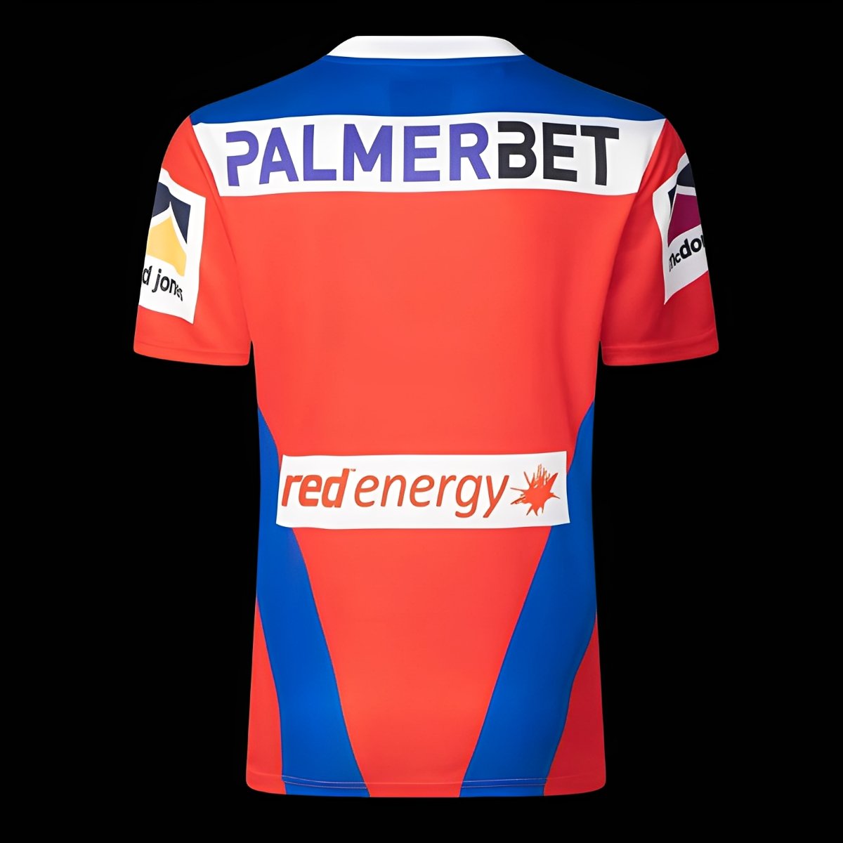 25/26 Newcastle Knights Blue and Red with Large Inverted Chevron Home Jersey