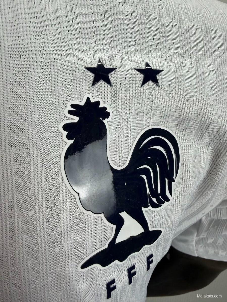 Player Version 2026 France Away White Jersey