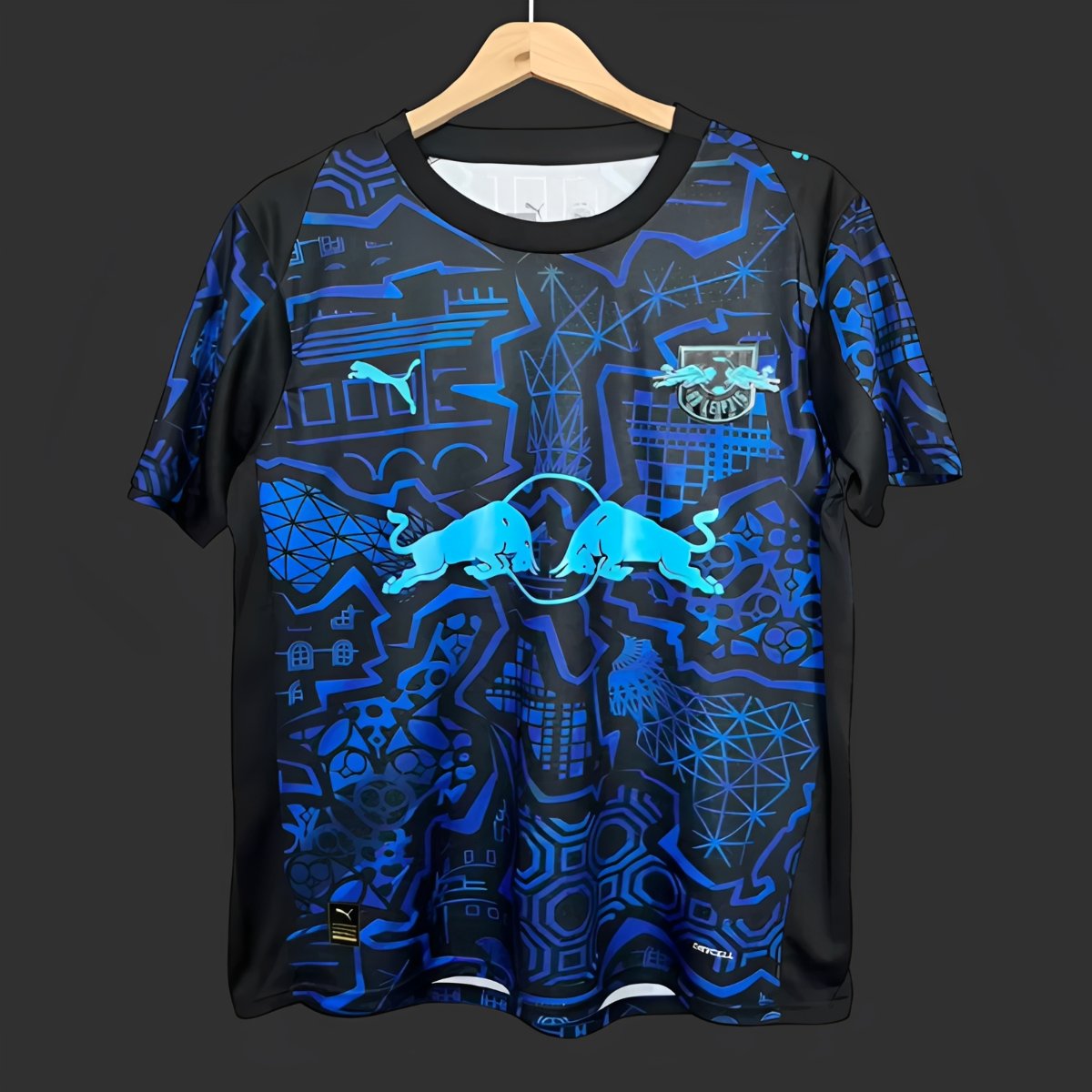 25/26 RB Leipzig Black / Blue / Sky blue Special Jersey