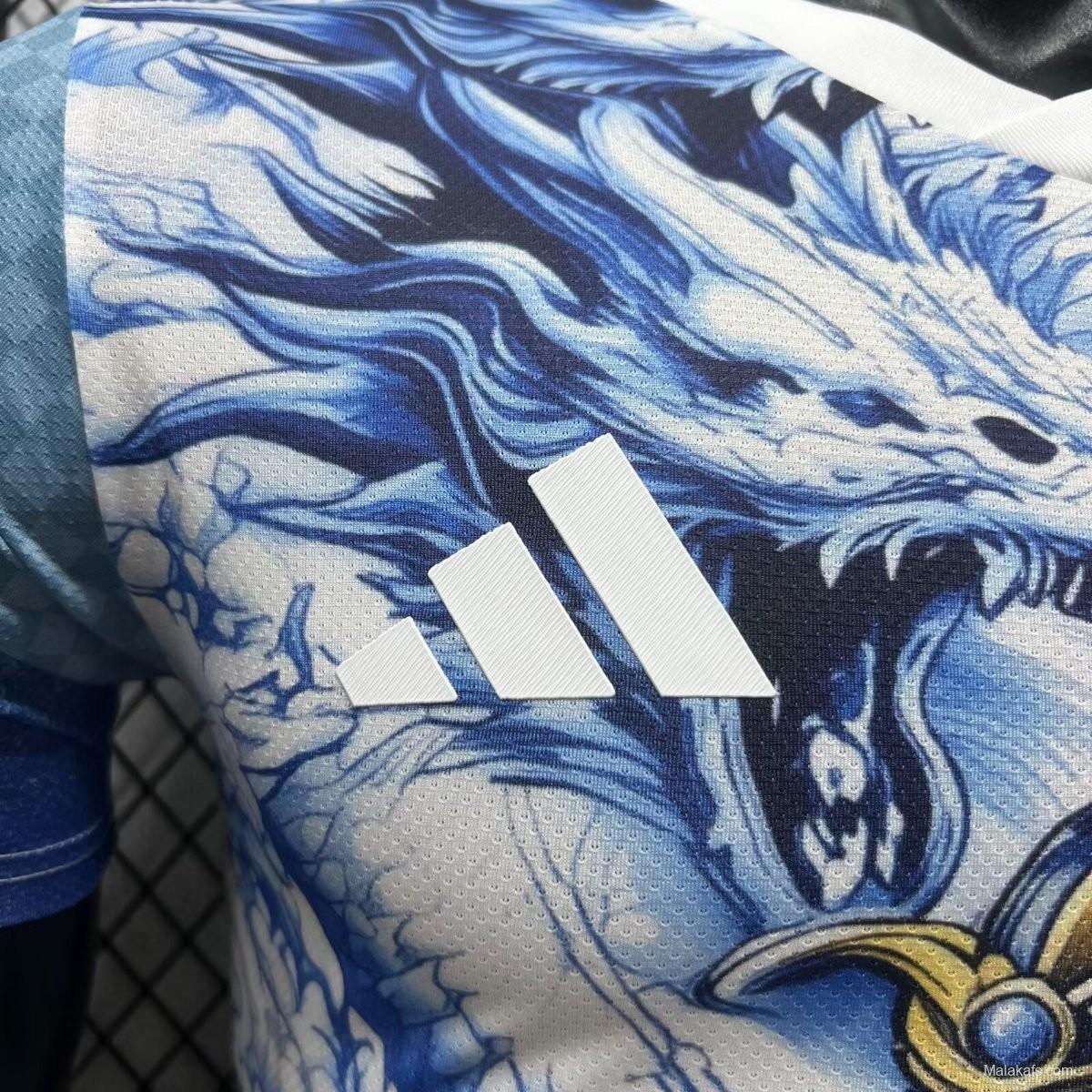 Player Version 2026 Japan Blue Samurai Dragon Special Edition Jersey