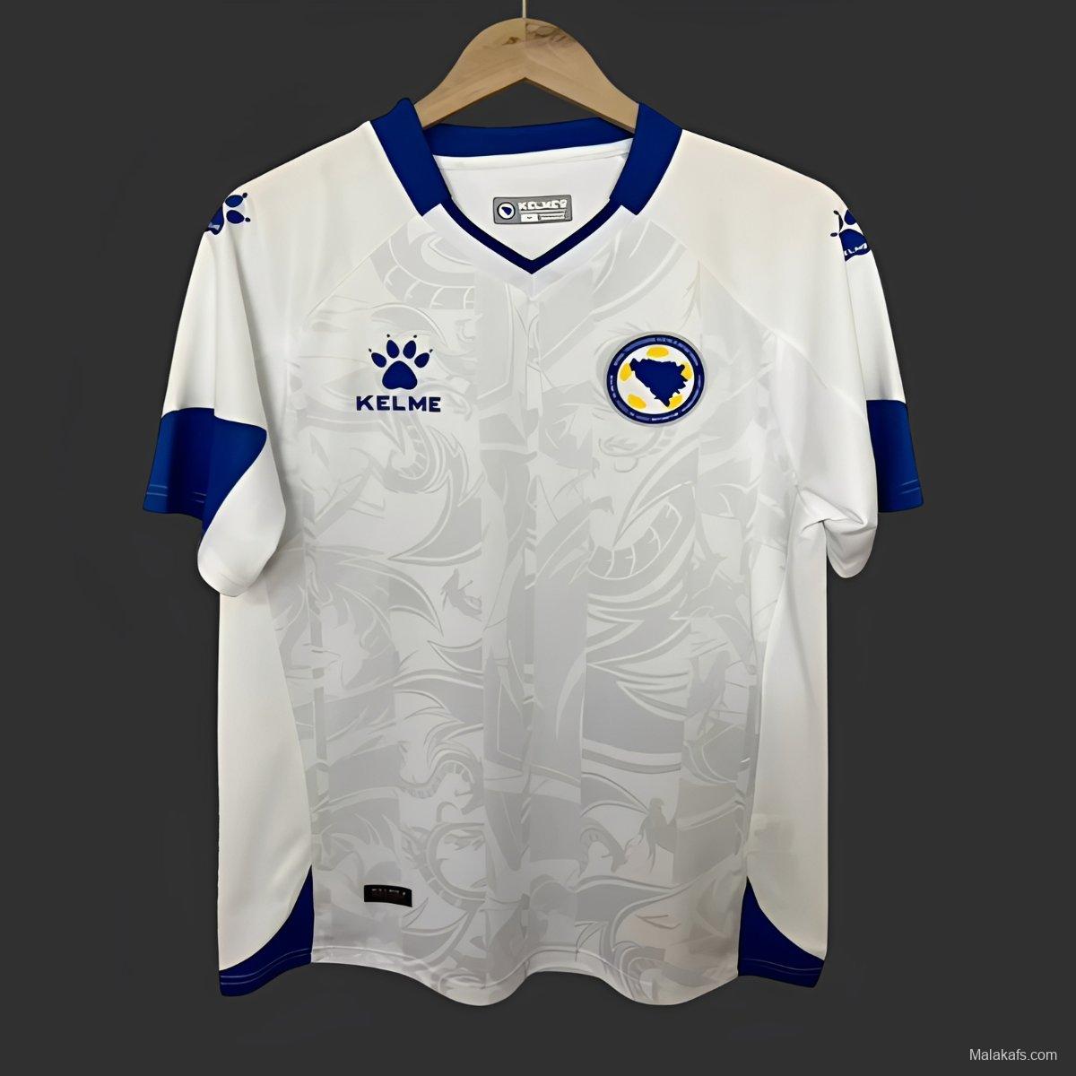 2026 Bosnia and Herzegovina National Team Away White Jersey