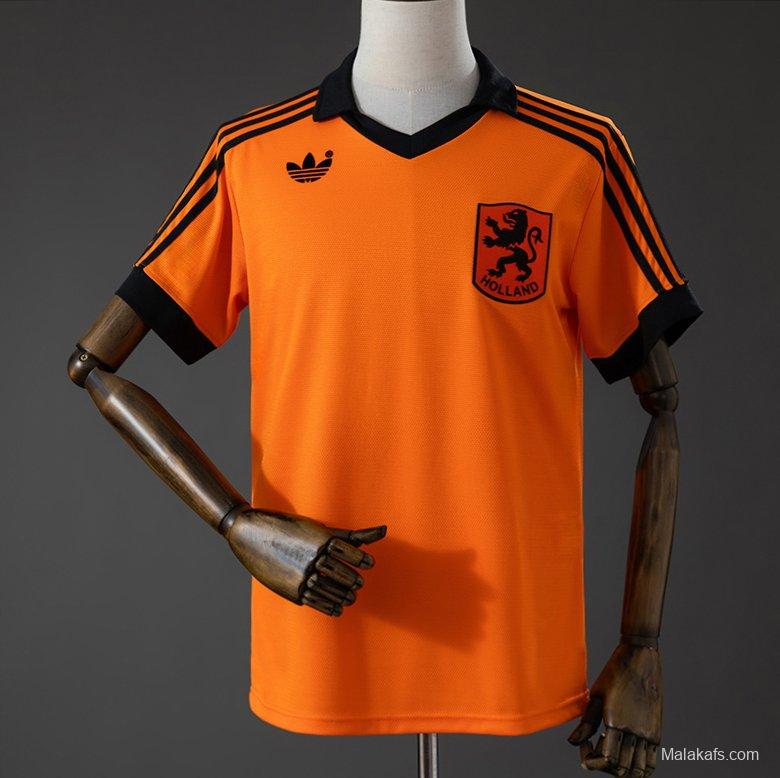 78/80 Netherlands Home Retro Jersey