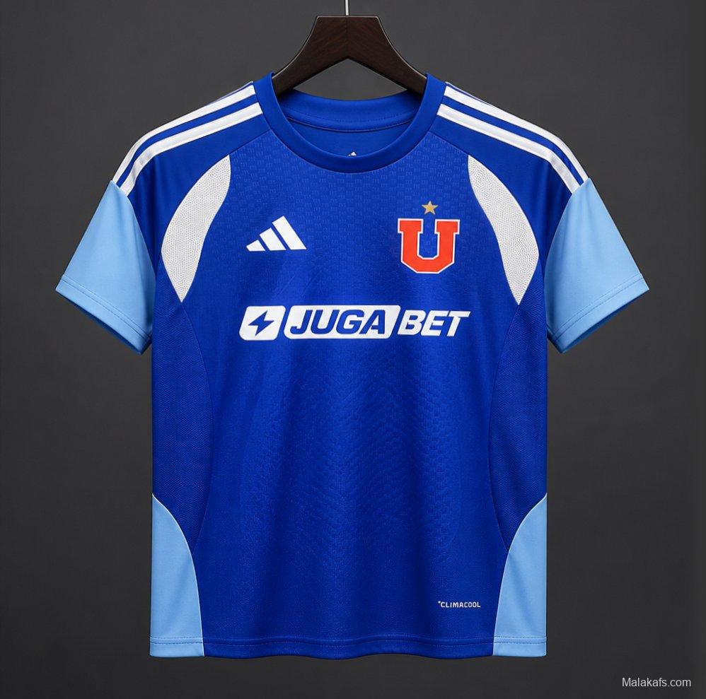26/27 Universidad de Chile Pre-Match Blue Jersey