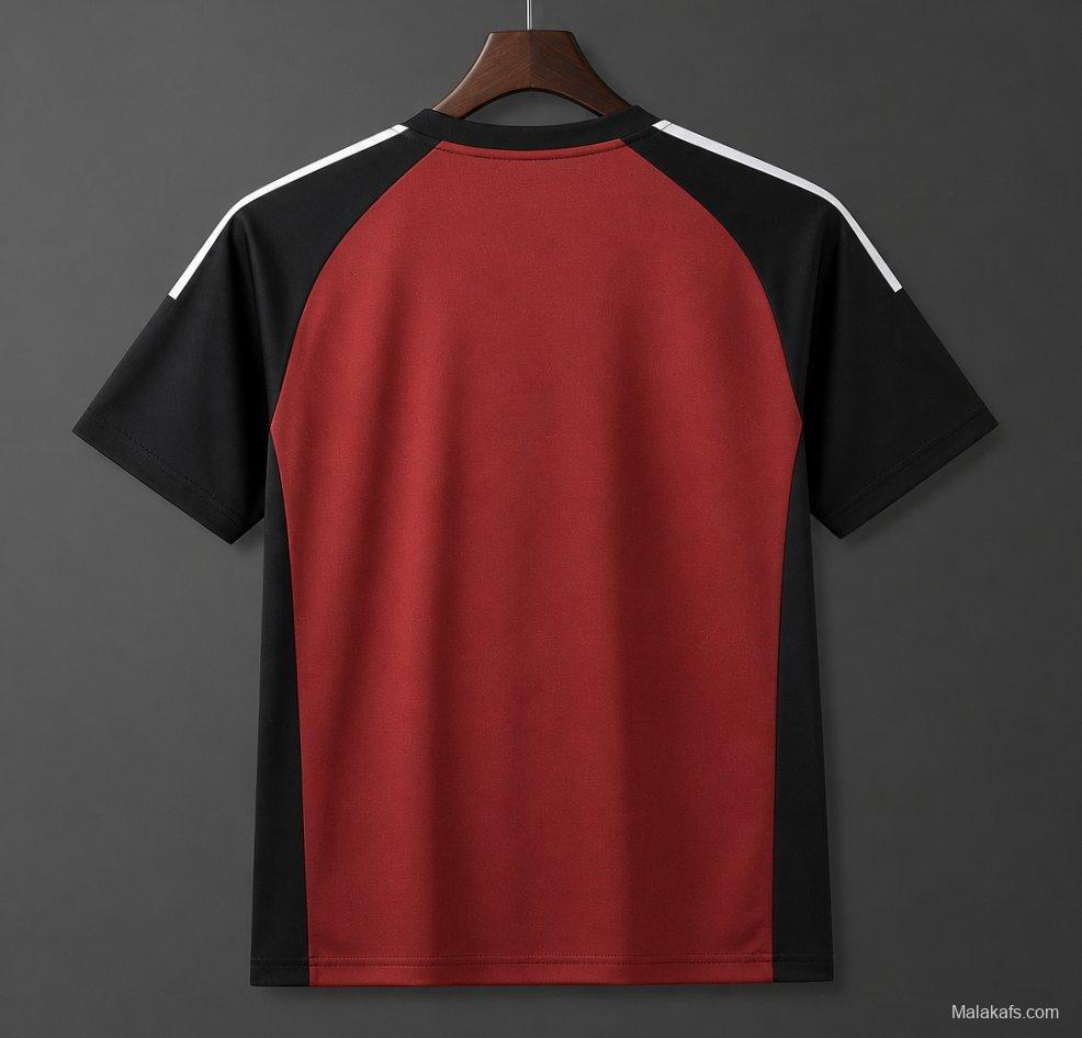 2026 Spain Wine/Black Goalkeeper Jersey