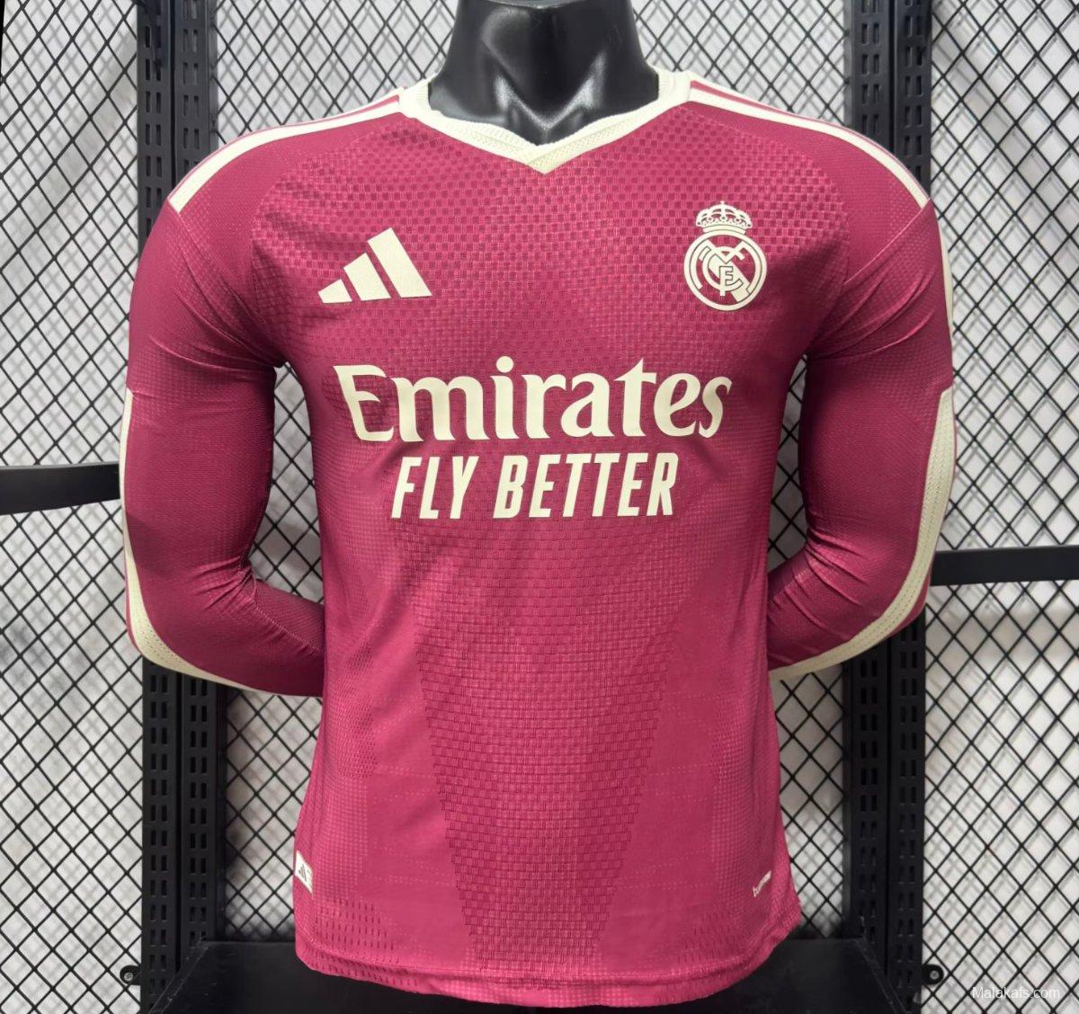 Player Version 26/27 Real Madrid Third Long Sleeve Jersey