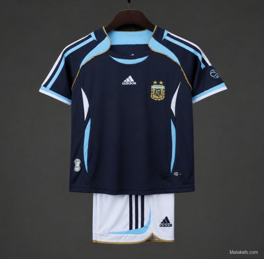 Retro 2006 Argentina Away Jersey