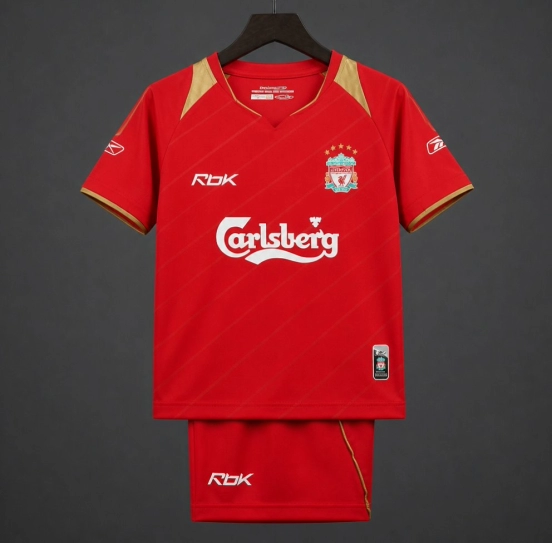 Retro Kids 05/06 Liverpool Home Jersey