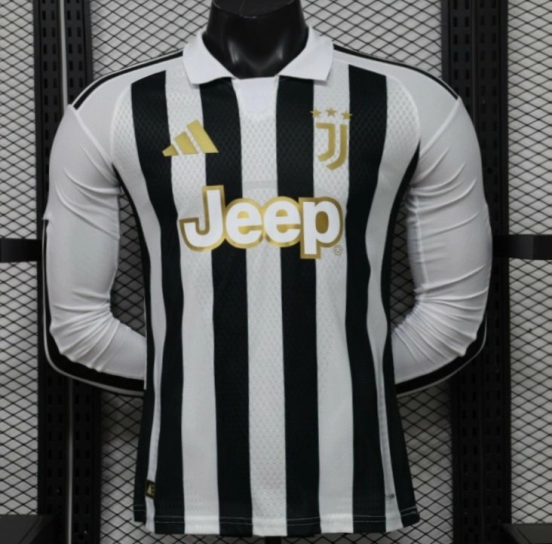 Player Version 26/27 Juventus Home Long Sleeve Jersey