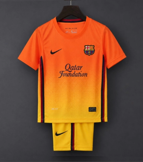 Retro Kids 12/13 FC Barcelona Away Jersey