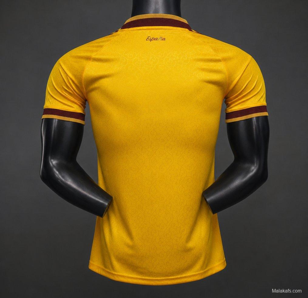 Player Version 2026 Spain Golden Special Jersey