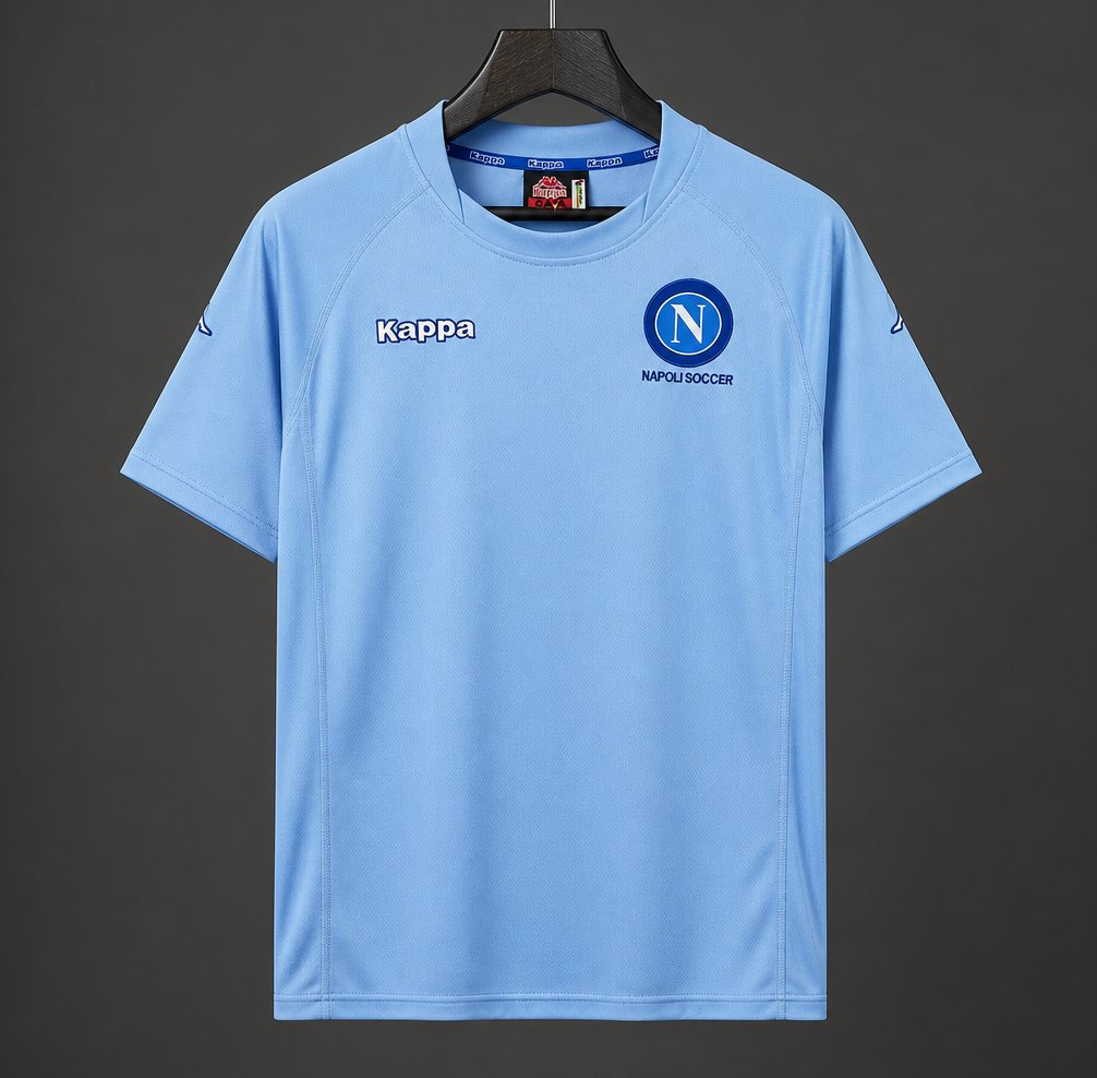 Retro 04/05 Napoli Home Sky Blue Jersey